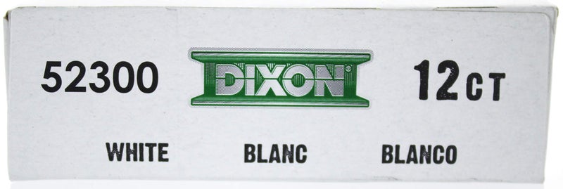 Dixon 52300 Lumber Crayons, 4 1/2 x 1/2, White, Dozen - Image 4